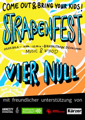 Plakat Birkenstraßenfest