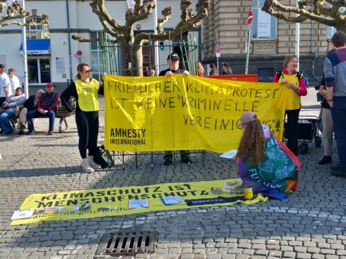 Klimastreik im April 2025