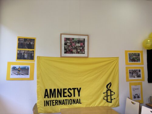 65. Geburtstag von Amnesty International an der HHU -Banner