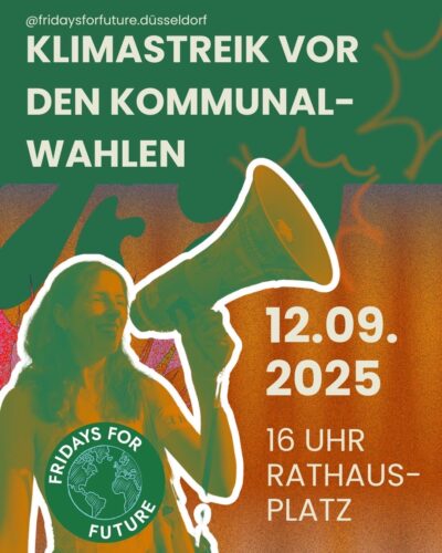 Aufruf zum Klimastreik am 12.09.2025