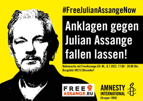 Mahnwache für Julian Assange