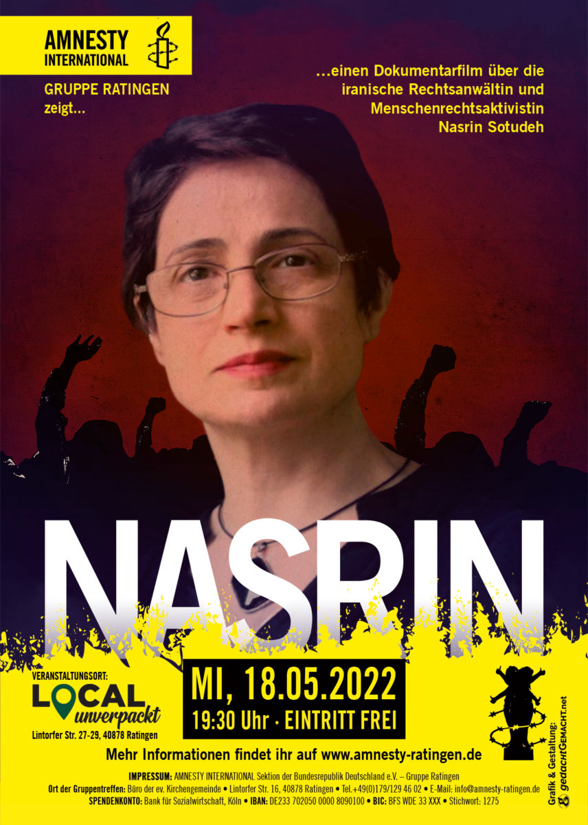 Flyer Film "Nasrin"