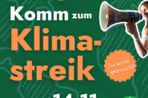 Aufruf zum Klimastreik am 14.11.25, 16:00 Uhr, HBF
